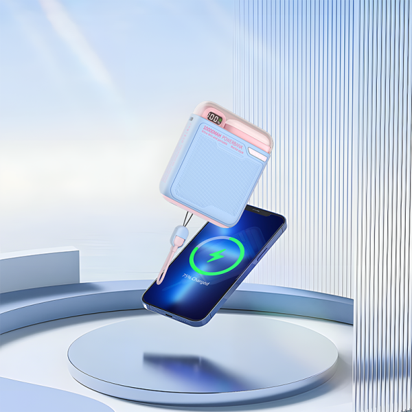 NB07 QI-15W & PD-22.5W 10000mah Magnetic Fast charging wireless power bank - 图片 3