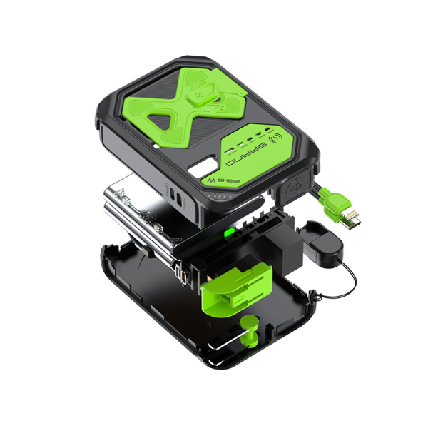NB11 10000mah Magnetic  T-ypec + IPH cable  Fast charging wireless power bank - 图片 2