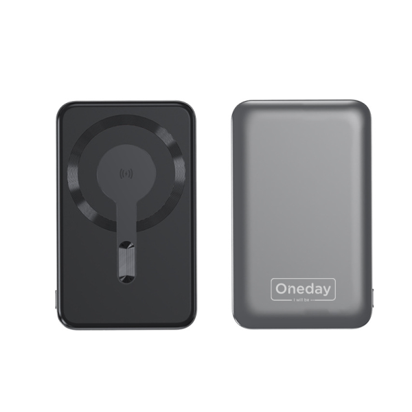NB12 5000mah Alluminum Magnetic  Fast charging wireless power bank - 图片 2