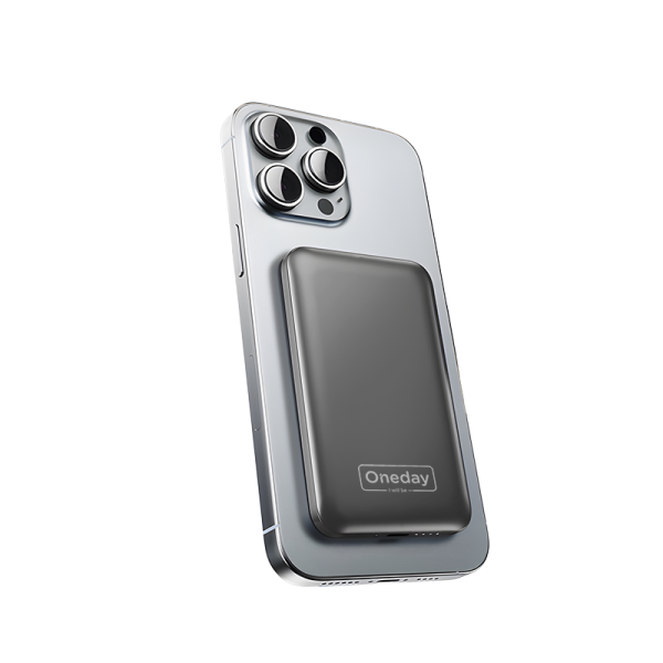 NB12 5000mah Alluminum Magnetic  Fast charging wireless power bank - 图片 3