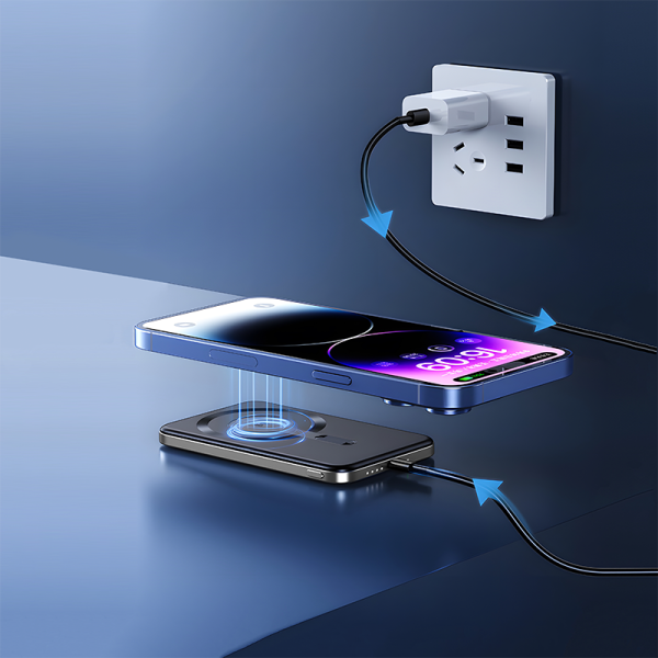 NB12 5000mah Alluminum Magnetic  Fast charging wireless power bank - 图片 4