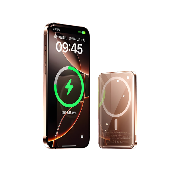 NB13 Wana QI-15W & PD-20W 5000mah magnetic alluminum  Fast charging wireless power bank - 图片 2