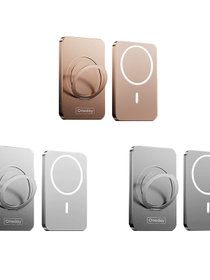 NB14 Hinna QI-15W & PD-20W 5000mah magnetic alluminum Fast charging wireless power bank