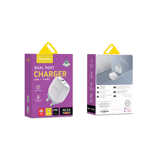 NC03 20W USB + T-ypec dual port Charger - 图片 5