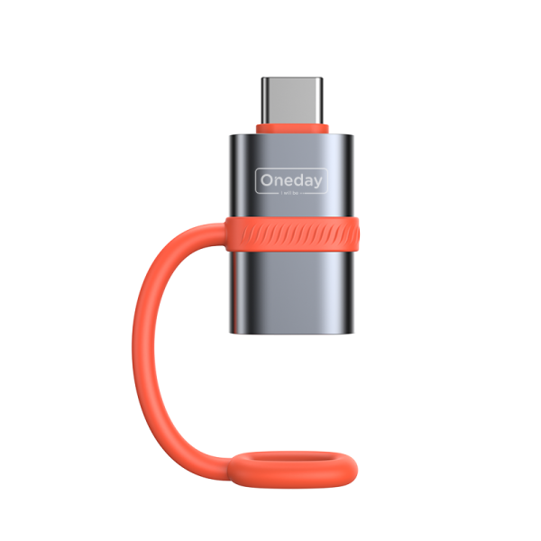 NDA13 USB to Type-C adapter  with Silicone Tie - 图片 3