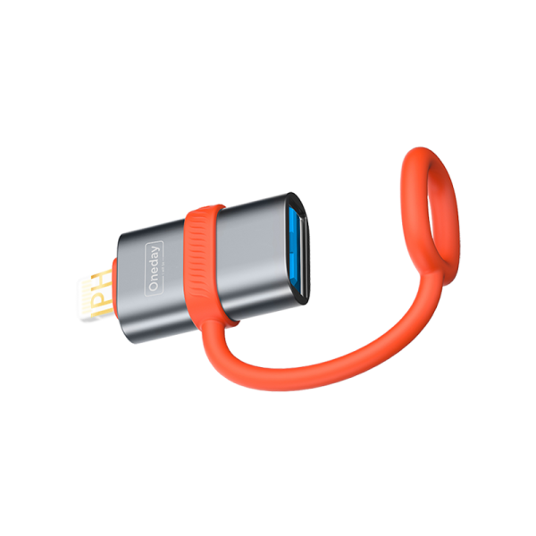 NDA14 USB to IPH adapter  with Silicone Tie - 图片 3