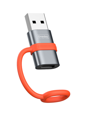 NDA15 Type-C to USB 2.0 adapter  with Silicone Tie