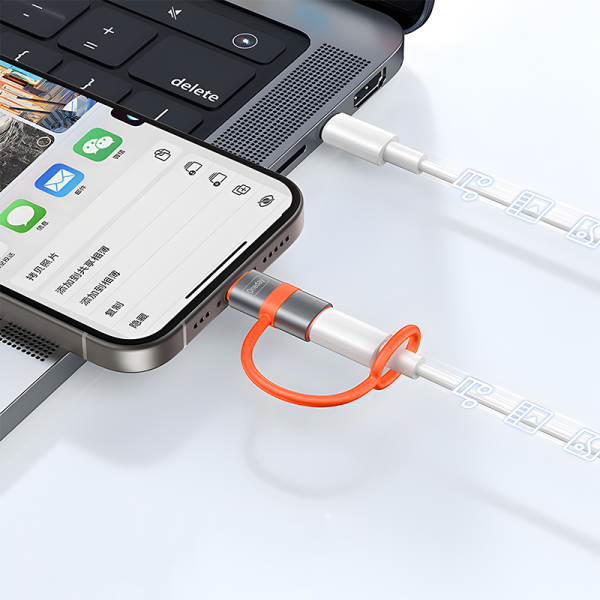 NDA16 Type-C to Micro adapter  with Silicone Tie - 图片 4