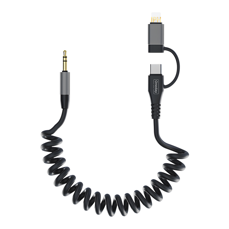 NDA24 AUX to T-ypec & IPH 2 in 1 adapter cable