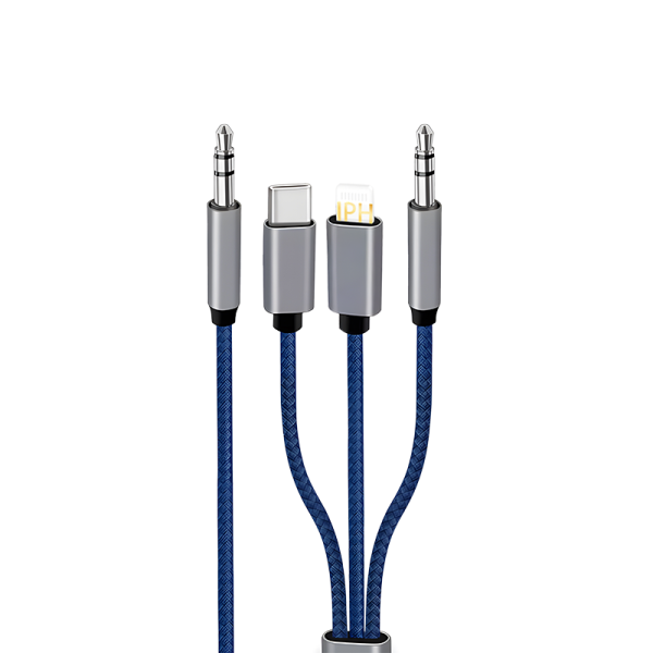 NDA25 AUX to T-ypec & IPH 2 in 1 adapter cable - 图片 2