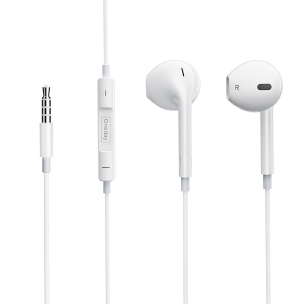 NE02 3.5 AUX wired earphone  A series