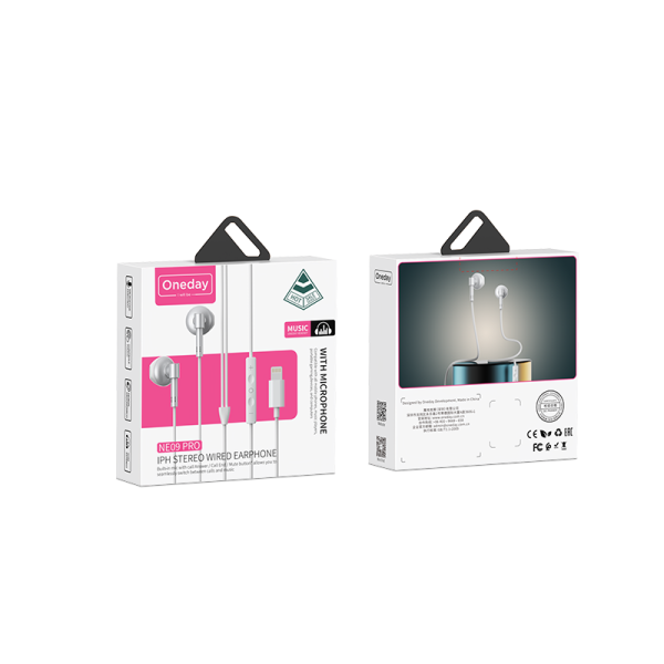 NE09 PRO IPH Stereo wired ear phone  Plug and call - 图片 5
