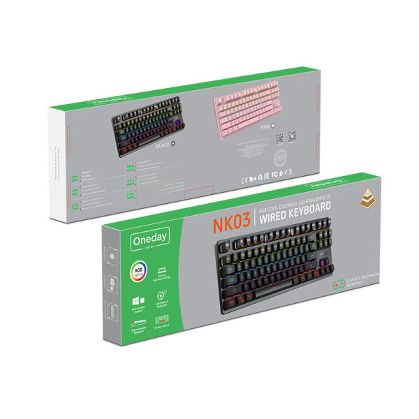 NK03 87 key e-sports mechanical keyboard - 图片 5