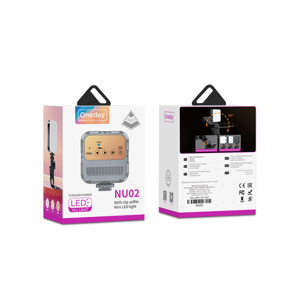 NU02 Clip selfie RGB light LED - 图片 5