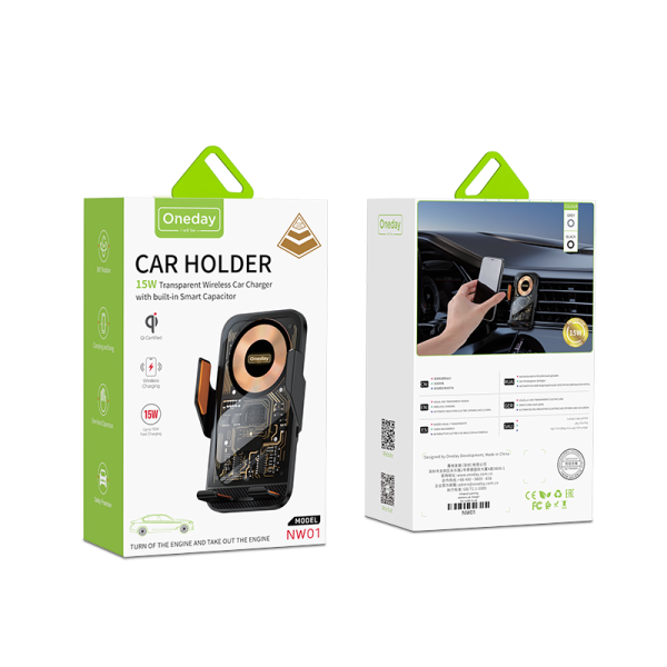 NW01 Infrared scanning  wireless car charger For outlet in car - 图片 5