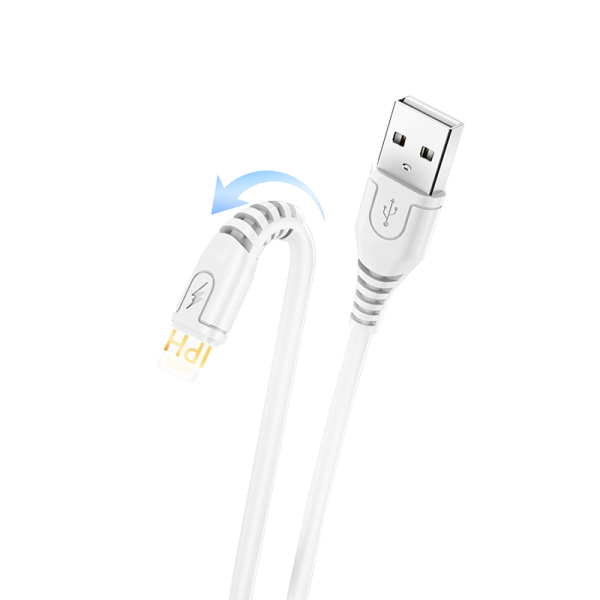 OA01 USB to IPH 90cm charging data cable - 图片 2