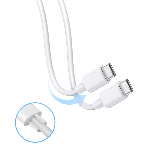 OA03 65W T-ypec to T-ypec 100cm pvc fast charging data cable - 图片 3