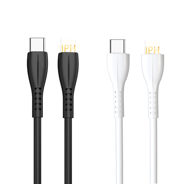 OA08 30W T-ypec to IPH 200cm  pvc fast charging data cable