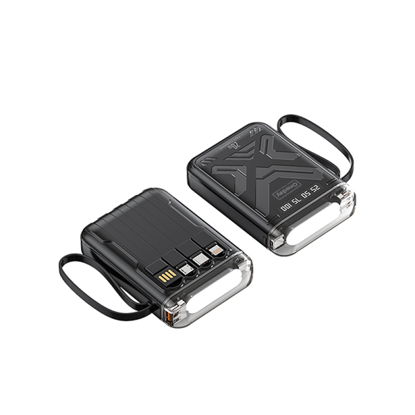 OB03 10000MAH T-ypec +IPH +MICRO cable Fast charging power bank - 图片 3