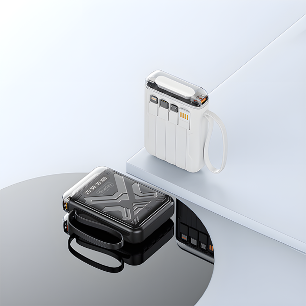 OB03 10000MAH T-ypec +IPH +MICRO cable Fast charging power bank - 图片 4