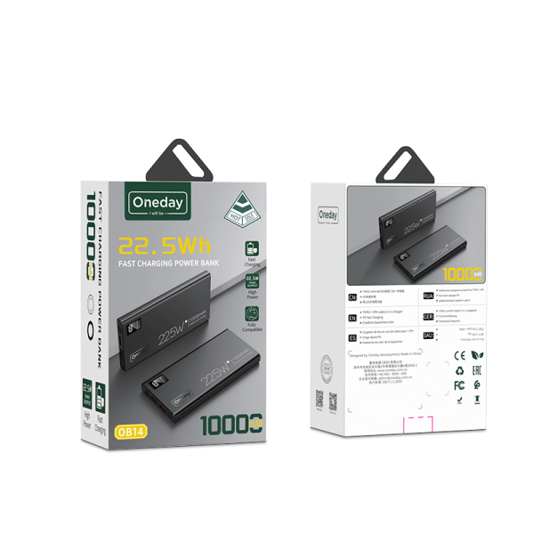 OB14 10000mah no cable  22.5W fast charging power bank - 图片 5