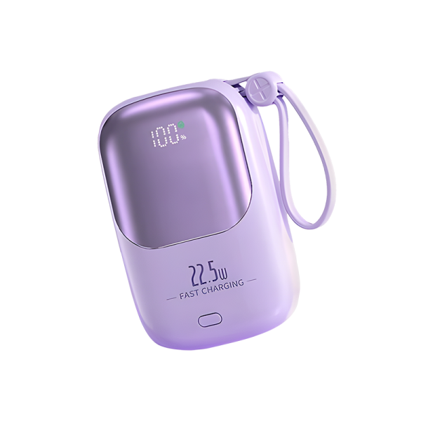 OB15 10000mah 22.5W fast charging  T-ypec + IPH cable  Mini power bank - 图片 2