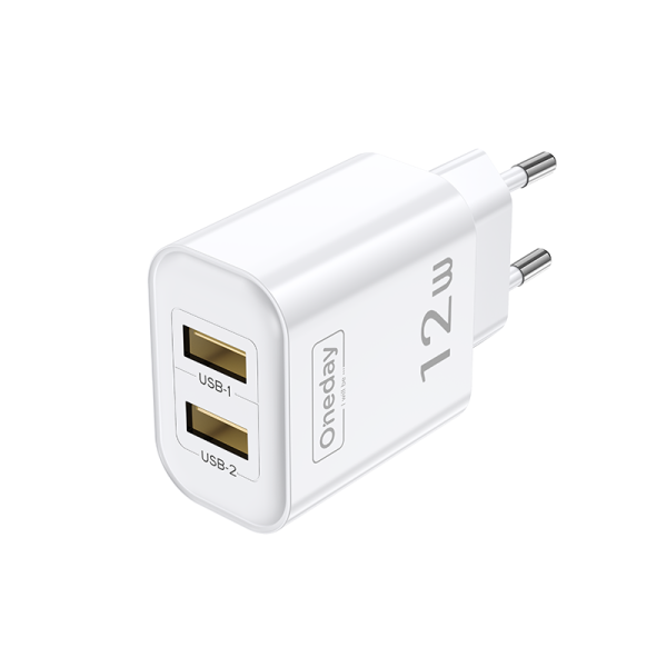 OC01 12W USB + USB dual port Charger EU PLUG - 图片 2