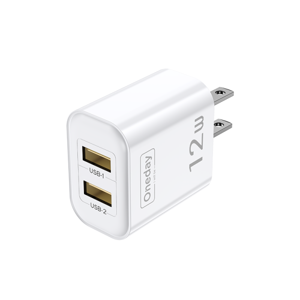 OC01 12W USB + USB dual port Charger US PLUG - 图片 2