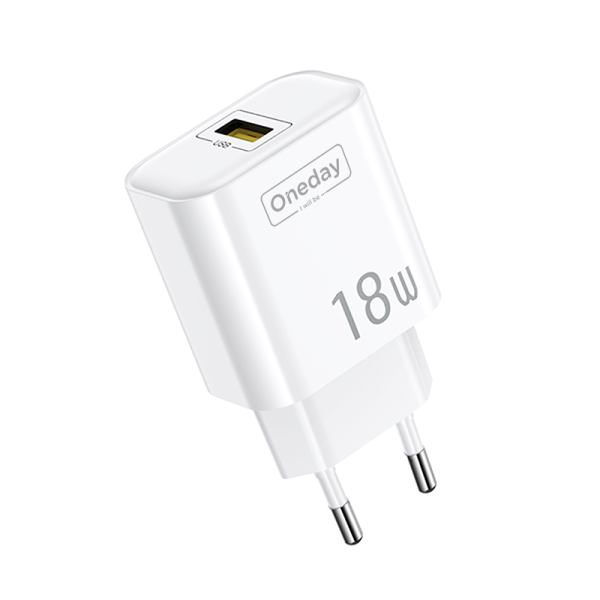 OC02 18W USB single port Charger EU PLUG - 图片 3