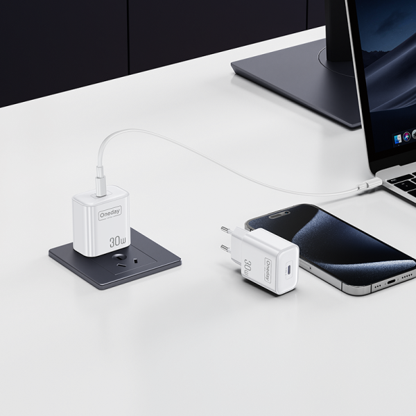 OC04 30W T-ypec single port Charger USPLUG - 图片 4