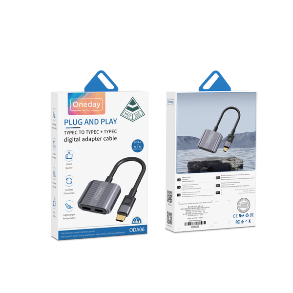 ODA06 T-ypec to T-ypec + T-ypec digital adapter cable - 图片 5