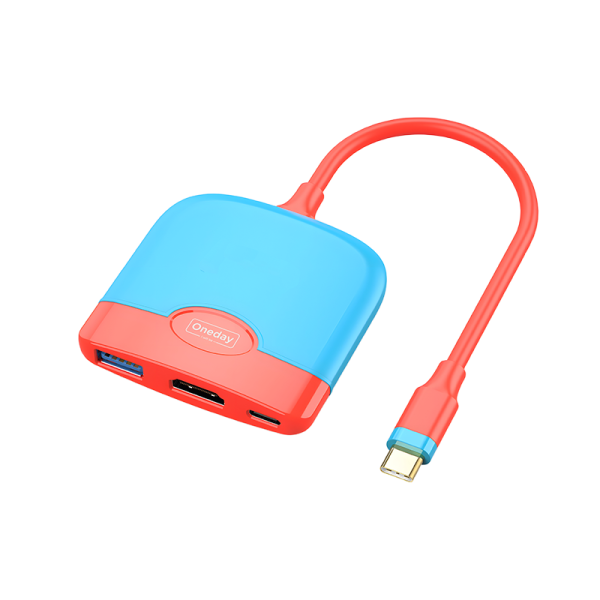 ODA14 3 in 1 Switch adapter Big screen & Keep power on - 图片 2