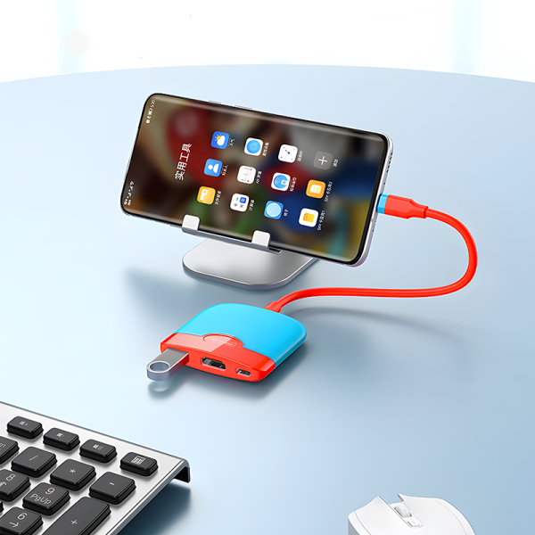 ODA14 3 in 1 Switch adapter Big screen & Keep power on - 图片 4