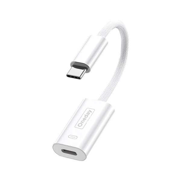 ODA15 TYPEC to IPH data charging & music & calling adapter cable - 图片 2