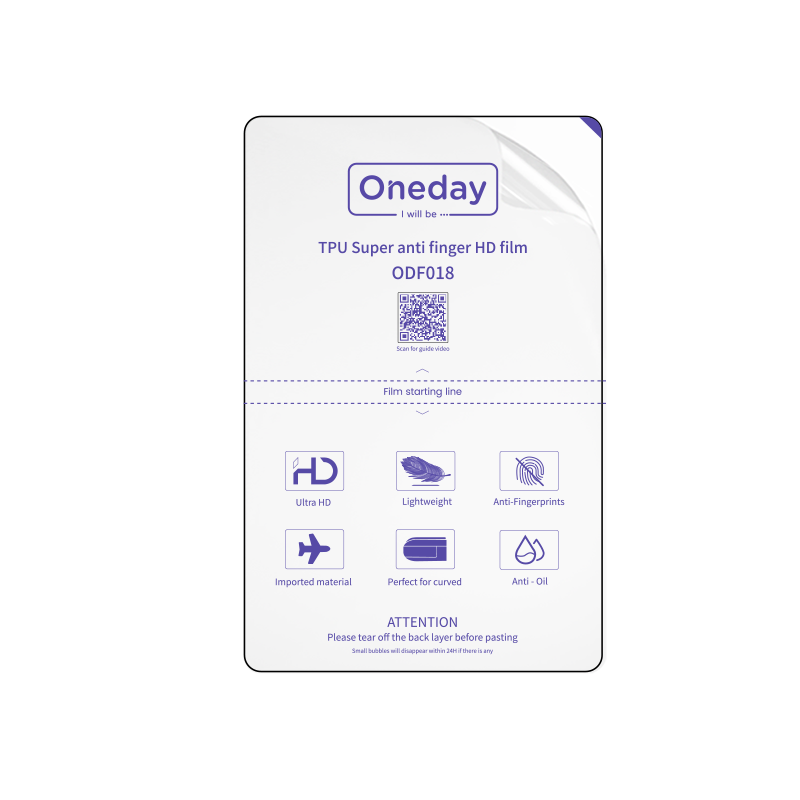 ODF018 HD Super anti finger TPU film