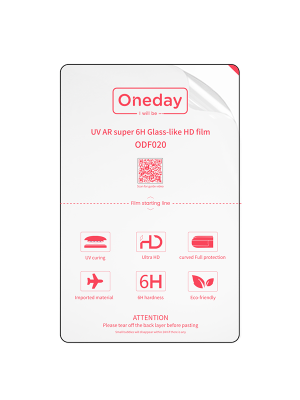 ODF020 AR super HD 6H Glass-like UV film