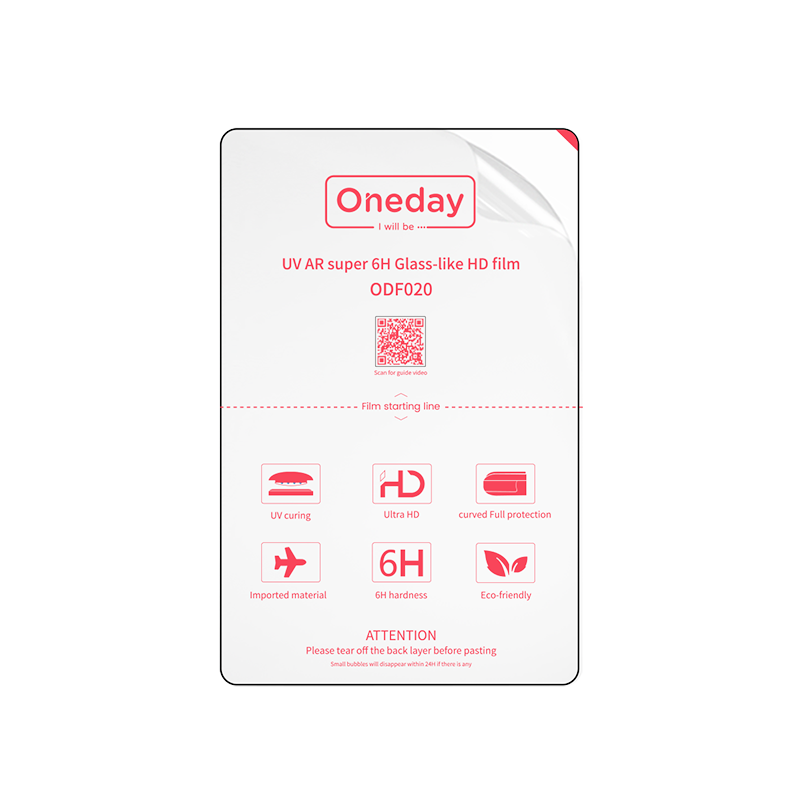 ODF020 AR super HD 6H Glass-like UV film