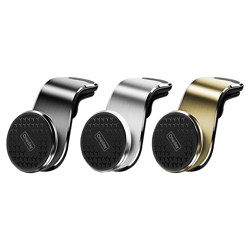 OH01 aluminum magnetic car holder For outlet in car
