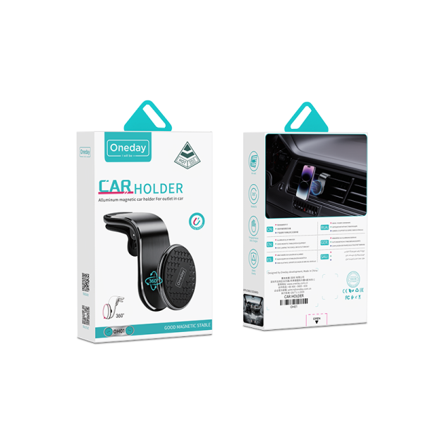 OH01 aluminum magnetic car holder For outlet in car - 图片 5