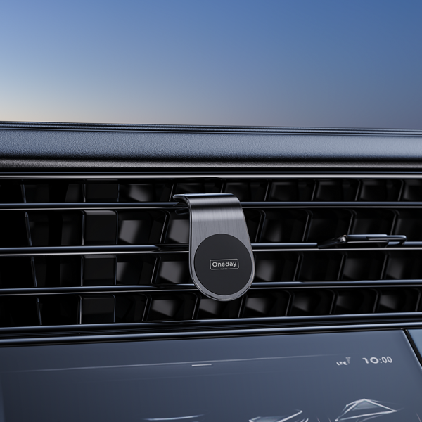OH02 aluminum magnetic car holder For outlet in car - 图片 4