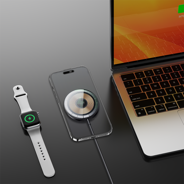 OQ04 The metal machine eye wireless charger - 图片 4