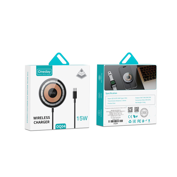 OQ04 The metal machine eye wireless charger - 图片 5