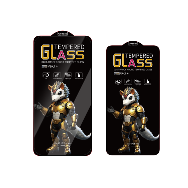 OT02 Dust-proof round edge Tempered glass protector - 图片 3
