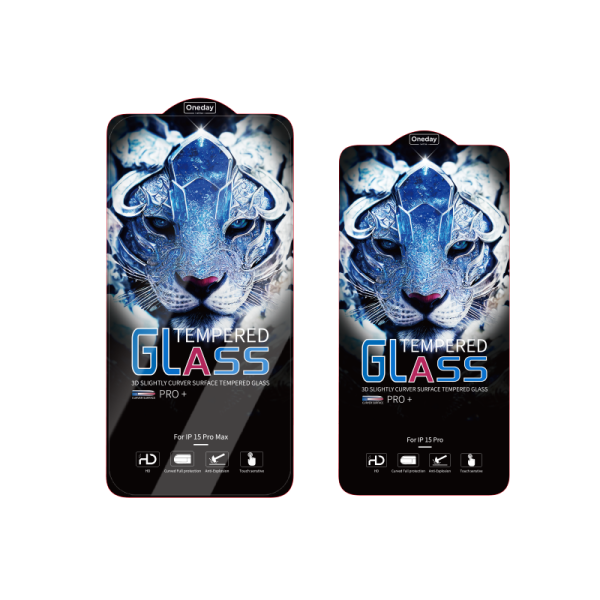 OT03 3D slightly Curved surface  Tempered glass protector