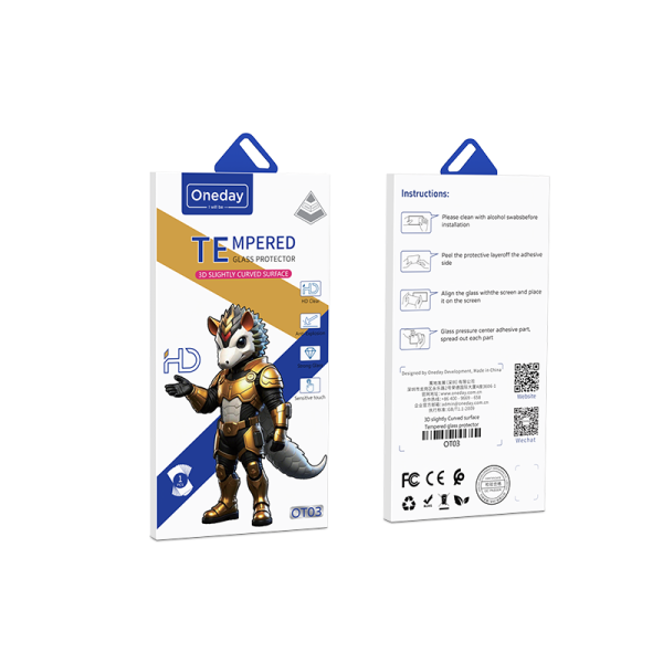 OT03 3D slightly Curved surface  Tempered glass protector - 图片 4