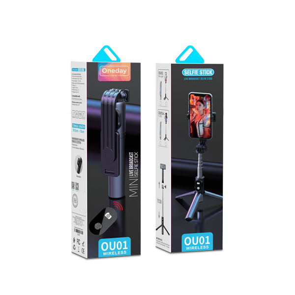 OU01 Stainless steel selfietripod & blue tooth monopod 18.5~73cm - 图片 5