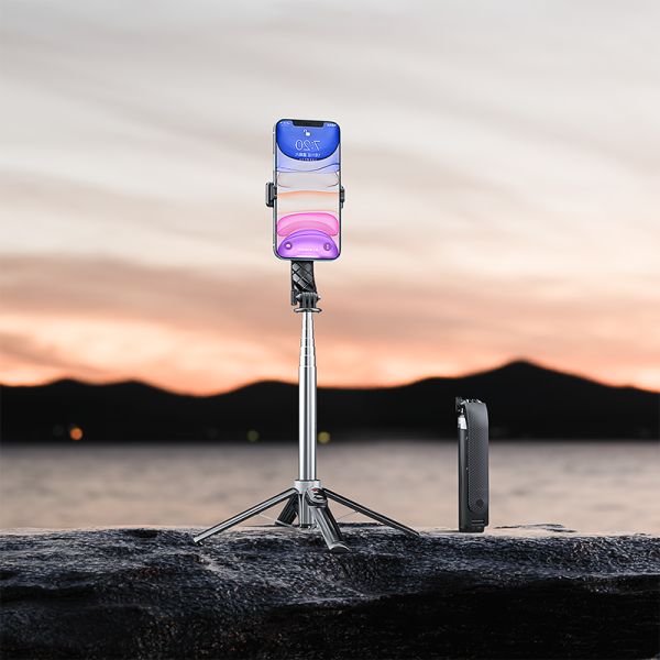 OU03 Stainless steel selfietripod & blue tooth monopod 17.5 -105cm - 图片 4