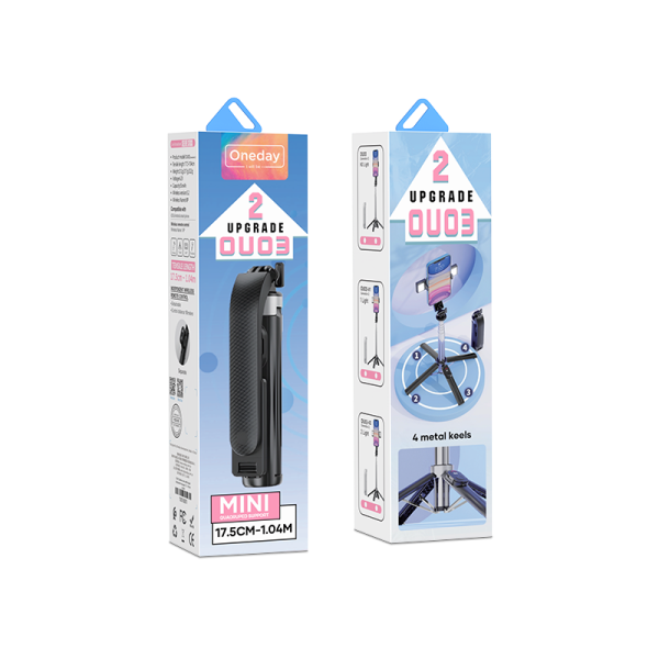 OU03 Stainless steel selfietripod & blue tooth monopod 17.5 -105cm - 图片 5