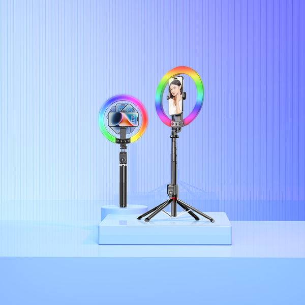 OU08 Aluminum alloy selfietripod & muti-colour blue tooth monopod 33.5-220cm - 图片 4