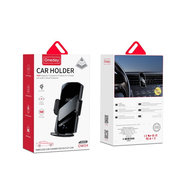 OW04 Infrared scanning wireless car charger For outlet in car - 图片 5